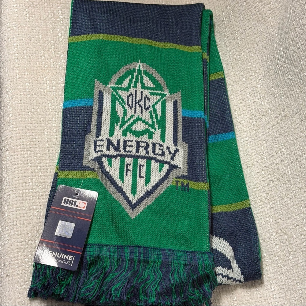 Green and Blue Scarf